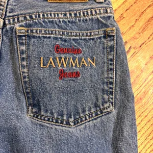 Vintage Lawman Jeans Women's Size 9 High Rise Tapered Mom‎ Jeans Embroidered thumbnail 4
