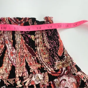 NWT Anthropologie paisley tiered‎ ruffle skirt sz M thumbnail 7