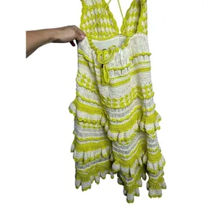 Zimmermann Halcyon Crochet Cotton Mini Dress Sz. 1 (US S) thumbnail 7