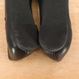 Jack‎ Rogers Cap Toe Ballet Flat Womens Size 9.5 Black Leather Career Minimalist thumbnail 6