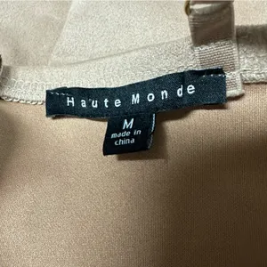 Haute Monde Blush Corset Bandage Bodycon Padded Spaghetti Strap Mini Dress M thumbnail 8