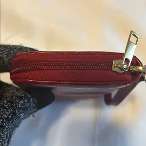 MIAK Collection Zip Around Wallet Red EUC thumbnail 7