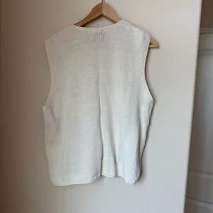 Erika Pastel Knit Sweater Vest – Size Large thumbnail 2