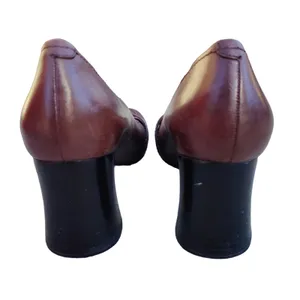 Vintage brown nine west Y2K pumps sz 6 thumbnail 4
