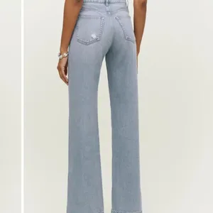Reformation Wilder Sloan Wash High Rise Wide Leg Slit Hem Jeans – Sz 29 thumbnail 8