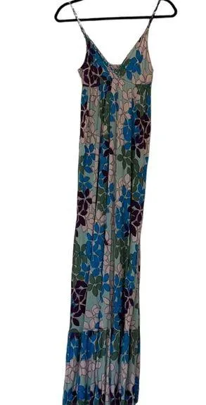 Lani Floral Print Maxi Dress Large thumbnail 1