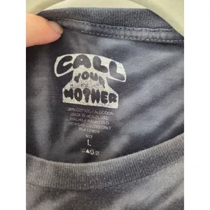 Call Your Mother Graphic Tee Skeleton Day Drinking Good Vibes Pool Skater Y2K L thumbnail 4