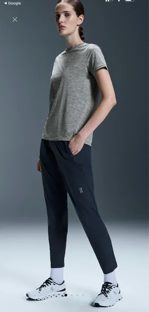 On Running Women's Lightweight Pants Black Size S - Elastic Waist Ankle Zip thumbnail 1