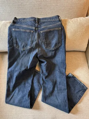 J. Crew 1996 Straight Leg Jeans Dark Wash Blue Denim Size 27 NWOT thumbnail 7