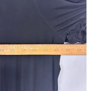 J.Crew‎ Re-Imagined Tiered Maxi Dress Womens S Black Puff Sleeve Pockets Cottage thumbnail 7