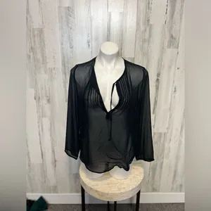 Black blouse Black Size L thumbnail 5