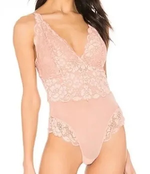 We are Hah Brown Sugar Bodysuit( Size Small) Tan thumbnail 1