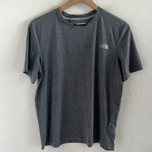 The North Face Gray Lightweight T-Shirt Athleisure Neutral Women's Medium thumbnail 1