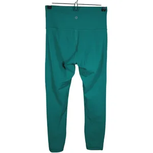 Lululemon Wunder Train High Rise Leggings 24" Green Size 6 Gym Pilates Yoga thumbnail 3