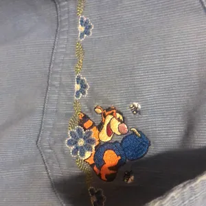 Vintage Winnie The Pooh Tigger Disney Pearl Snap Shirt Corduroy Womens L thumbnail 5