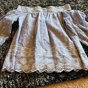 Crown & ivy medium eyelet off the‎ shoulder blouse thumbnail 3