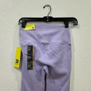 All in motion ribbed‎ purple leggings size small thumbnail 5
