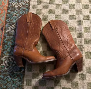Vintage Frye Leather Boots Brown thumbnail 1