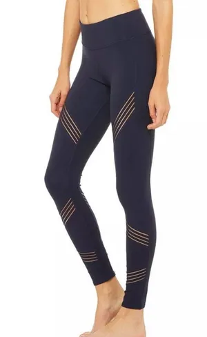 Alo NWT Multi Leggings Rich Navy Size Small thumbnail 1