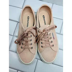 Superga 2750 Suede Sneakers Womens 7.5 Men's 6 Peach Pink Low Top S00FUW0 thumbnail 3