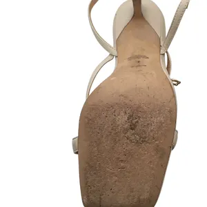 Coach Womens Strappy Leather Espadrille Stiletto Sandals Cream Square Toe Size 7 thumbnail 13