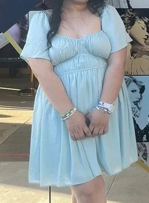 Lulus Baby Blue Dress thumbnail 1