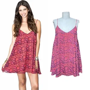 Show Me Your Mumu Circus Mini Dress in Popsicle‎ Python Snakeskin Size XS thumbnail 2