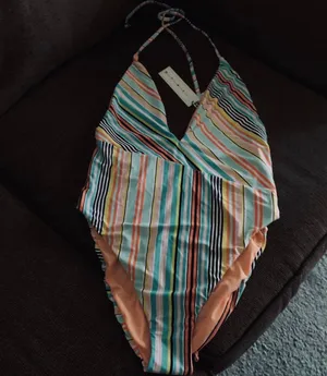 Bikini Lab striped one piece swimwear XL thumbnail 4