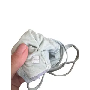 Lululemon Energy Bra Size 4 Light Support Yoga Workout Cross Back Light‎ Green thumbnail 3