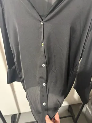 ZARA Satin Blouse Button Down thumbnail 6