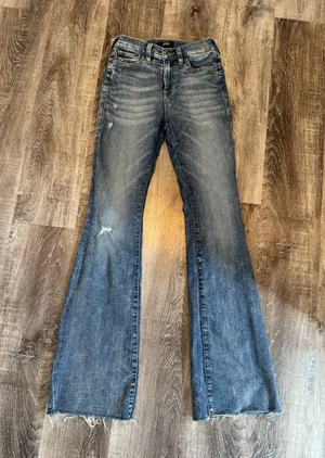 True Religion Reagan High Rise Flare Jeans thumbnail 1