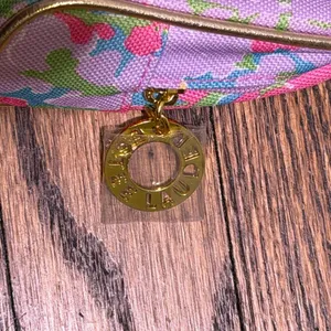 Lilly Pulitzer for Estée Lauder Floral Bag - Pink, Yellow, Blue thumbnail 3
