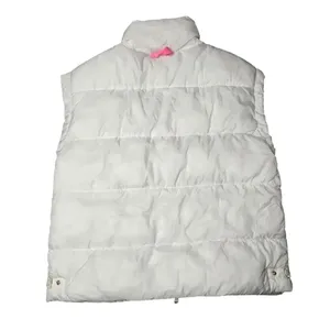 Free People Movement In‎ A Bubble Puffer Vest White Size: M thumbnail 4