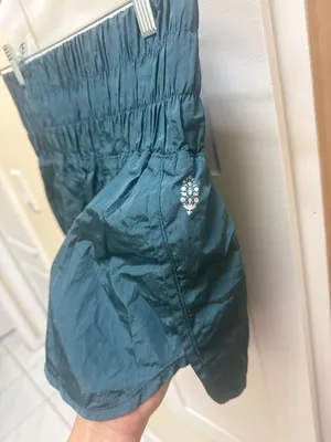 FP Movement The Way Home Shorts Size S Teal High Waisted thumbnail 2