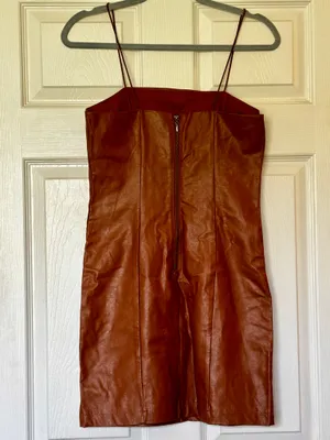 Brown Mini Dress thumbnail 2