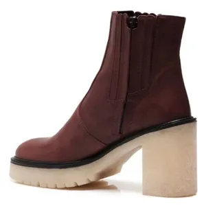 Free People James Chelsea Lug Sole Boot in Cherry Chocolate Sz 10 NWOT thumbnail 4