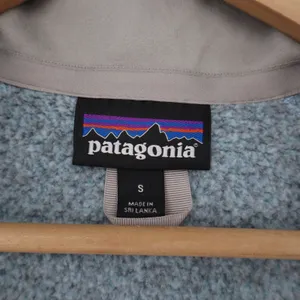 Patagonia Pullover Womens S Better Sweater Light Blue Heather 1/4 Zip Excellent thumbnail 3