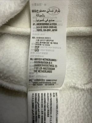 Abercrombie & Fitch White Sherpa Quilted Pullover Sweater Size S thumbnail 9
