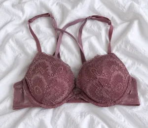Victoria’s Secret Mauve Lace Push-Up Bra thumbnail 1