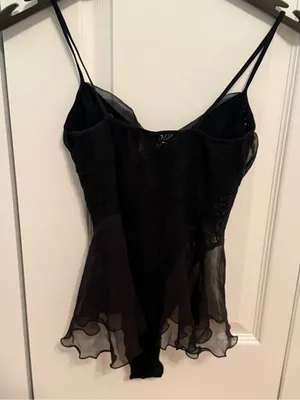 Vintage Victoria’s Secret Gold Label Black Lace Teddy thumbnail 3