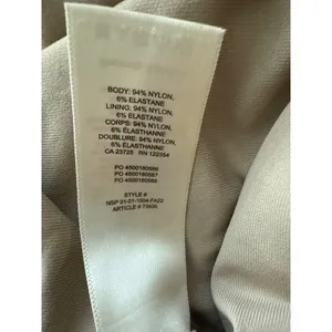 Aritzia Babaton Contour Squareneck Longsleeve Bodysuit Nude Size Small thumbnail 6
