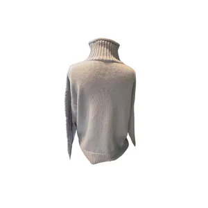 Haven Well Within Cable Knit Mock Neck Sweater Baby Blue S Cotton Blend thumbnail 6