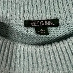 Wild Fable Y2K colorful mountain scenic sky knit crewneck sweater Sz L thumbnail 7