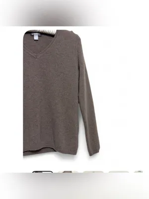 Cashmere By Charter Club Women’s Long Sleeve 2 Ply Cashmere V-Neck Sweater SizeM thumbnail 7