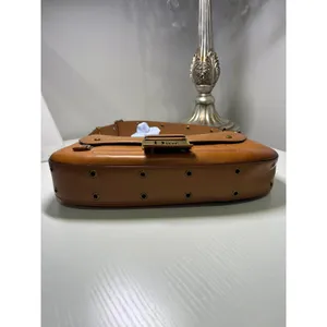 Vintage 2002 Christian Dior Street Chic Columbus Bag Tan Leather Galliano Era‎ thumbnail 2