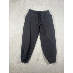 Lululemon Scuba Relaxed High-Rise‎ Jogger Black Women's Size 0 Fleece Sweatpants thumbnail 2