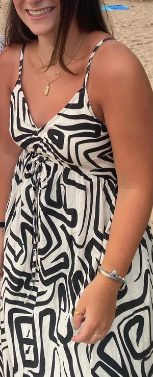 Patterned linen sundress Multiple thumbnail 2