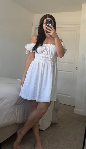 Bp white summer dress thumbnail 1