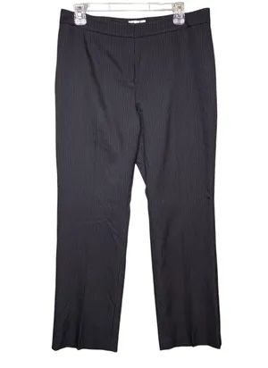 Le Suit Pants Womens 10P Petite Pinstripe Dress Career Office Workwear thumbnail 11