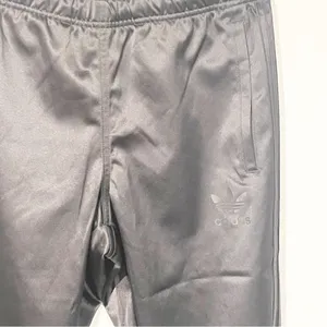 Adidas Size Small Snap Button Up Leg Trefoil Track Athletic Pants Pull On‎ thumbnail 2